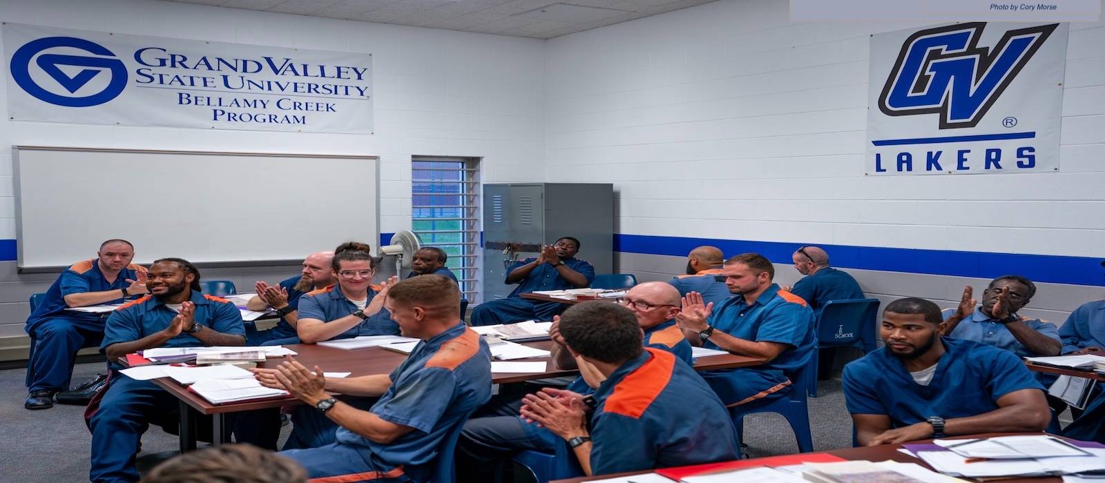 Faculty bring GVSU degree program to incarcerated at Bellamy Creek